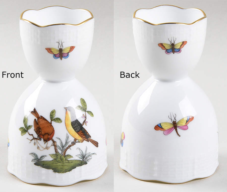 Rothschild Bird (RO) Double Egg Cup by Herend-1
