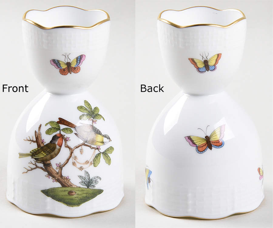 Rothschild Bird (RO) Double Egg Cup by Herend-1
