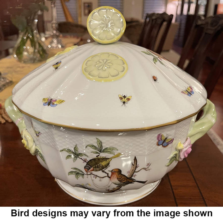 Rothschild Bird (RO) Tureen & Lid by Herend-1