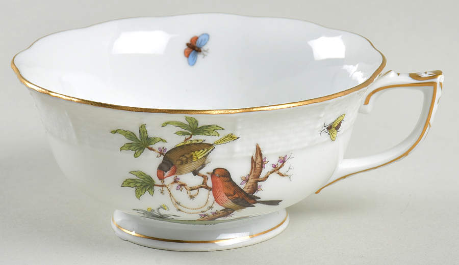 Rothschild Bird (RO) Footed Cup by Herend-1
