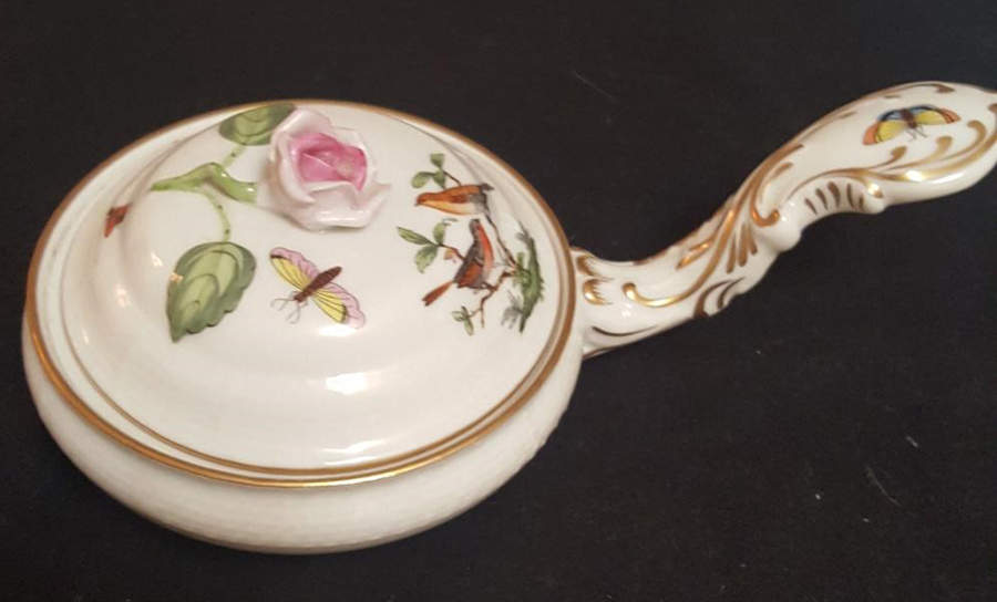 Rothschild Bird (RO) Patty Pan & Lid by Herend-1
