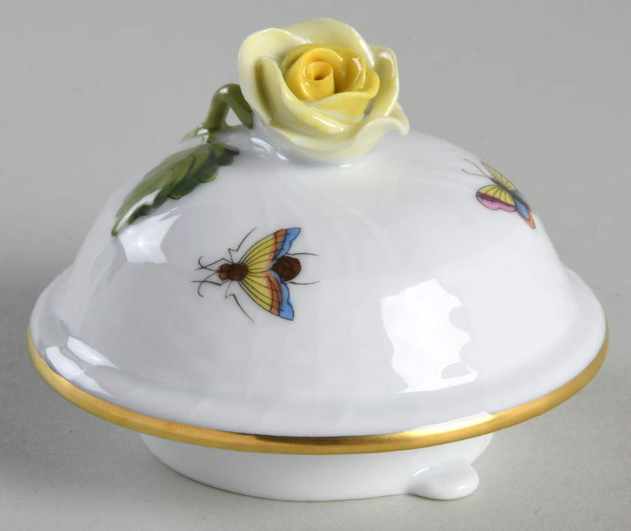 Rothschild Bird (RO) Lid for Coffee Pot by Herend-1