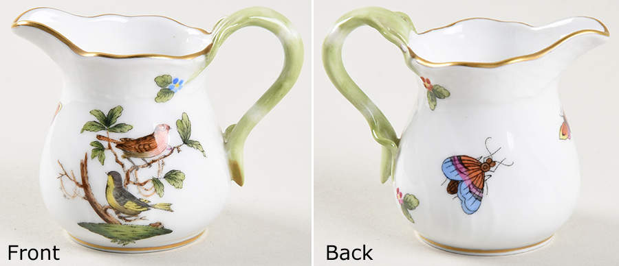 Rothschild Bird (RO) Individual Creamer by Herend-1