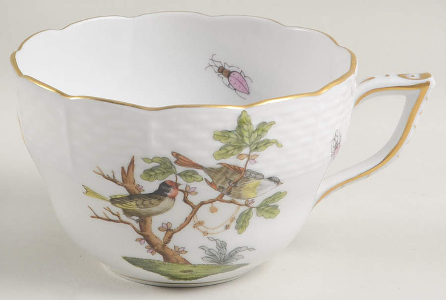 Rothschild Bird (RO) Footed Cup by Herend-1