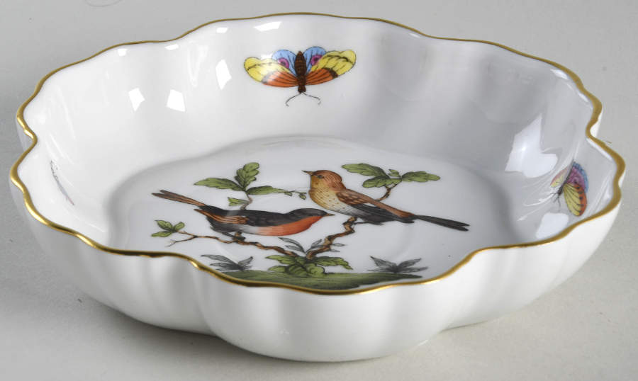 Rothschild Bird (RO) 5" Melon Bowl by Herend-1