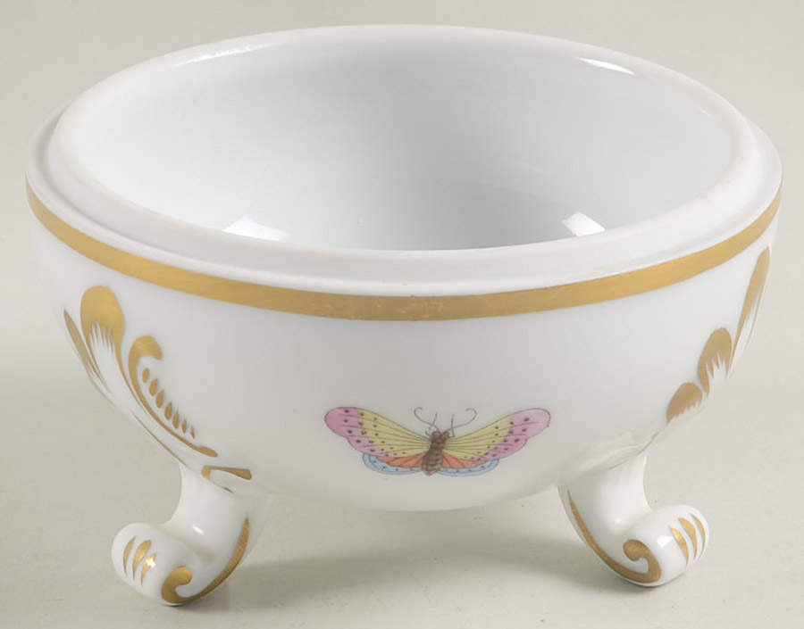 Rothschild Bird (RO) Footed Bon Bon No Lid by Herend-1