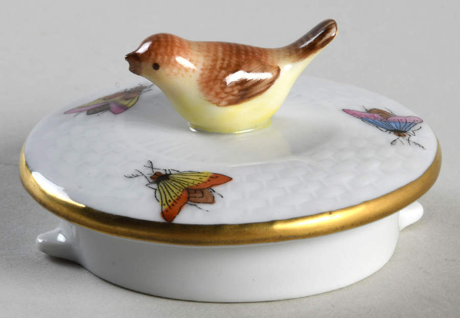 Rothschild Bird (RO) Lid for Teapot by Herend-1