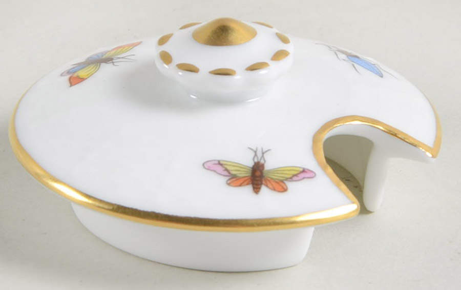 Rothschild Bird (RO) Lid for Jam/Jelly by Herend-1