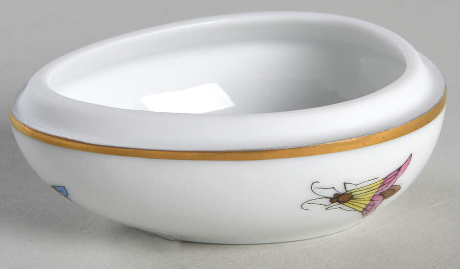 Rothschild Bird (RO) 2" Egg Box No Lid by Herend-1