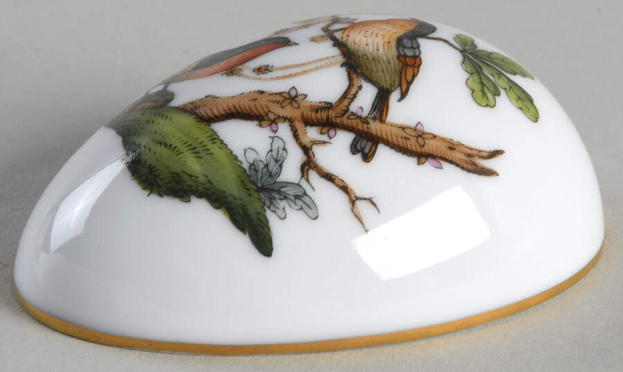 Rothschild Bird (RO) Lid for 2" Egg Box by Herend-1