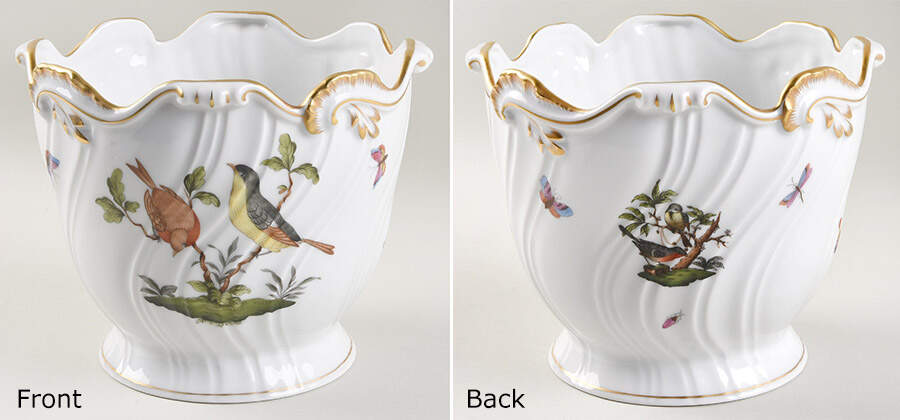 Rothschild Bird (RO) 6" Cachepot by Herend-1