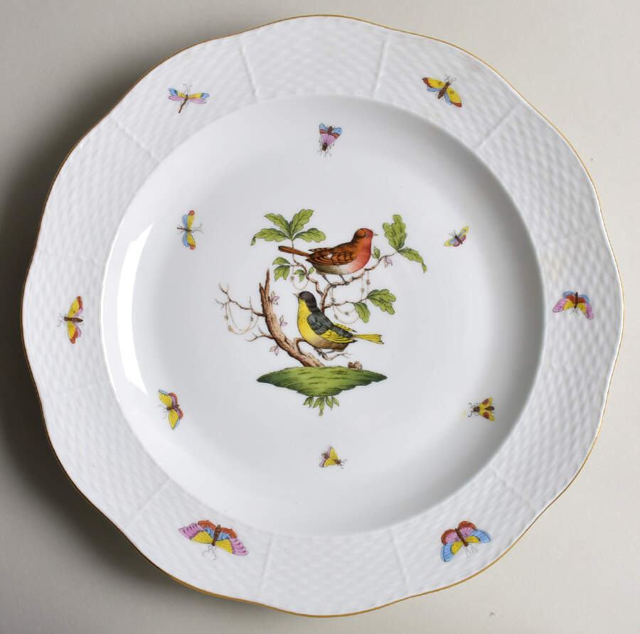 Rothschild Bird (RO) 13" Chop Plate (Round Platter) by Herend-1