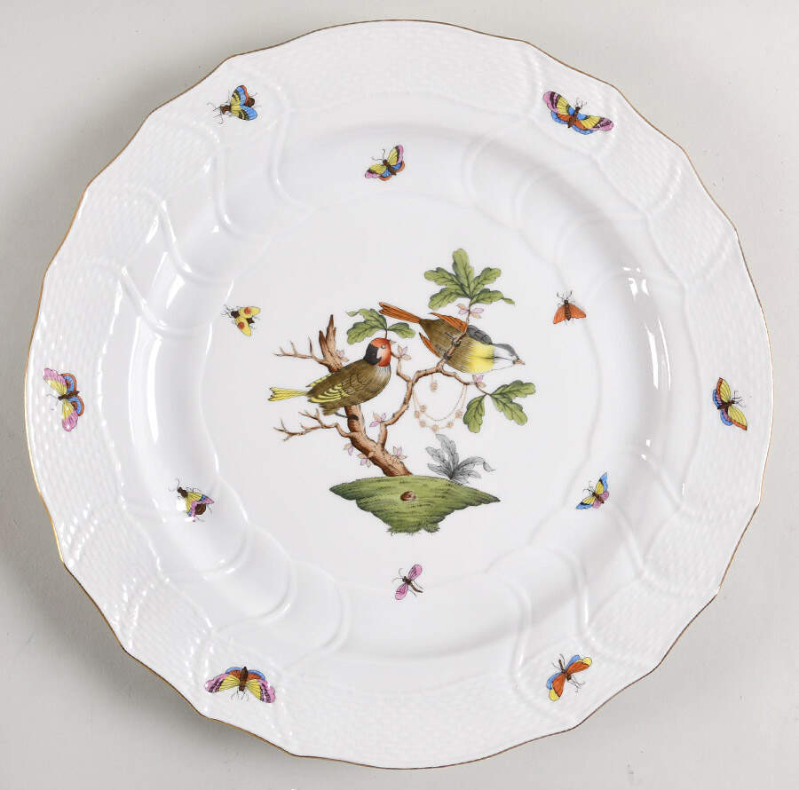 Rothschild Bird (RO) 12" Chop Plate (Round Platter) by Herend-1