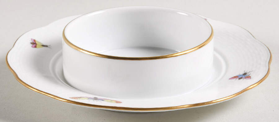 Rothschild Bird (RO) Round Butter No Lid by Herend-1
