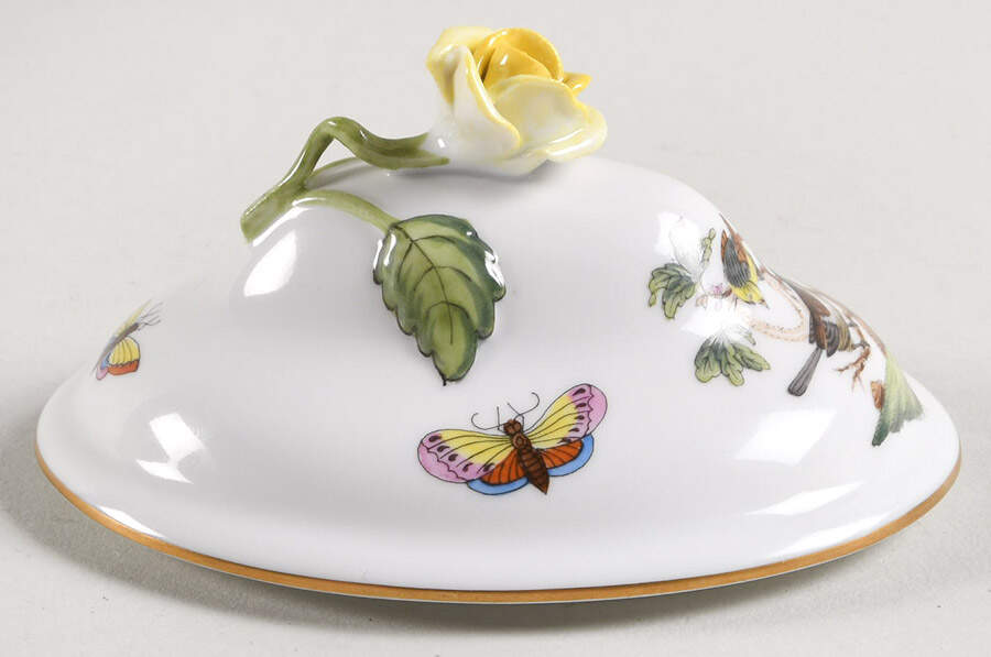 Rothschild Bird (RO) Lid for Mini Tureen by Herend-1
