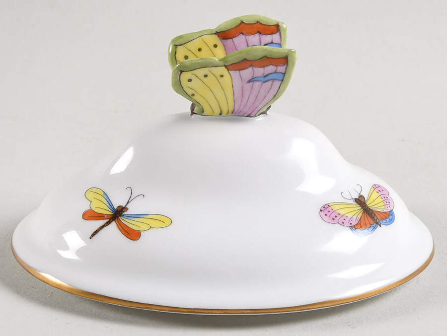 Rothschild Bird (RO) Lid for Mini Tureen by Herend-1