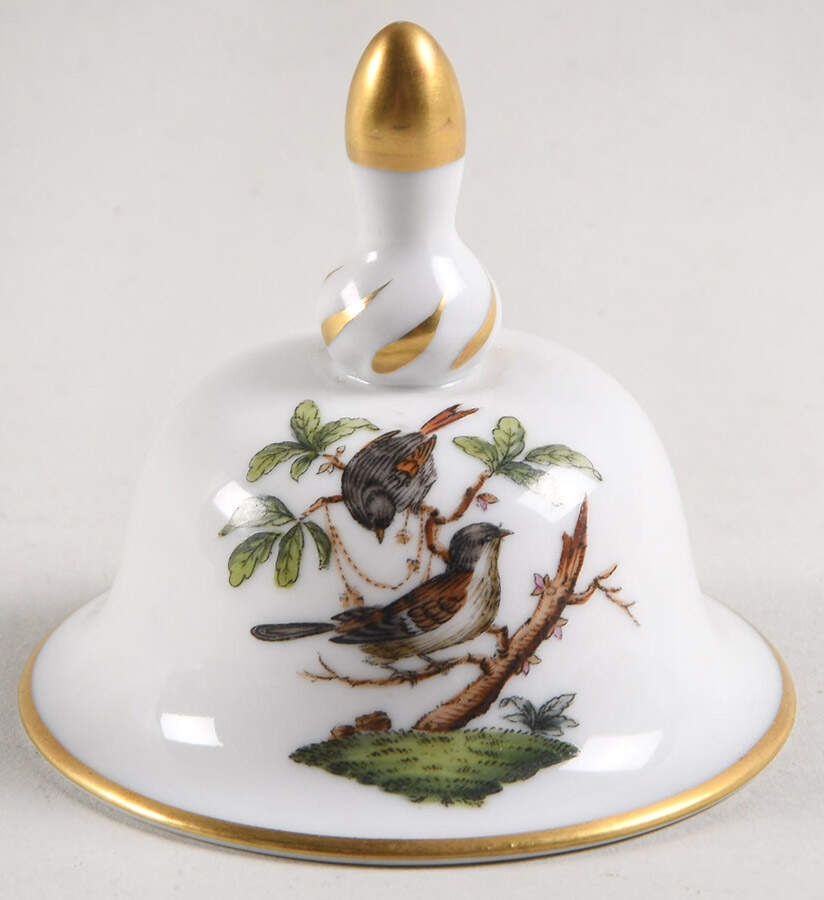 Rothschild Bird (RO) 2" Bell by Herend-1