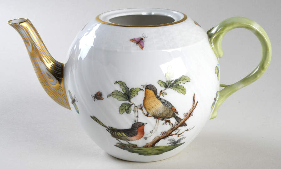 Rothschild Bird (RO) Teapot No Lid by Herend-1