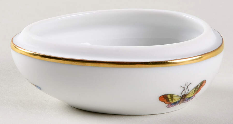 Rothschild Bird (RO) Small Egg Bon Bon No Lid by Herend-1