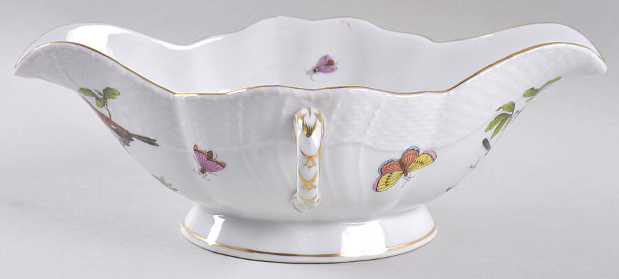 Rothschild Bird (RO) Gravy Boat by Herend-1