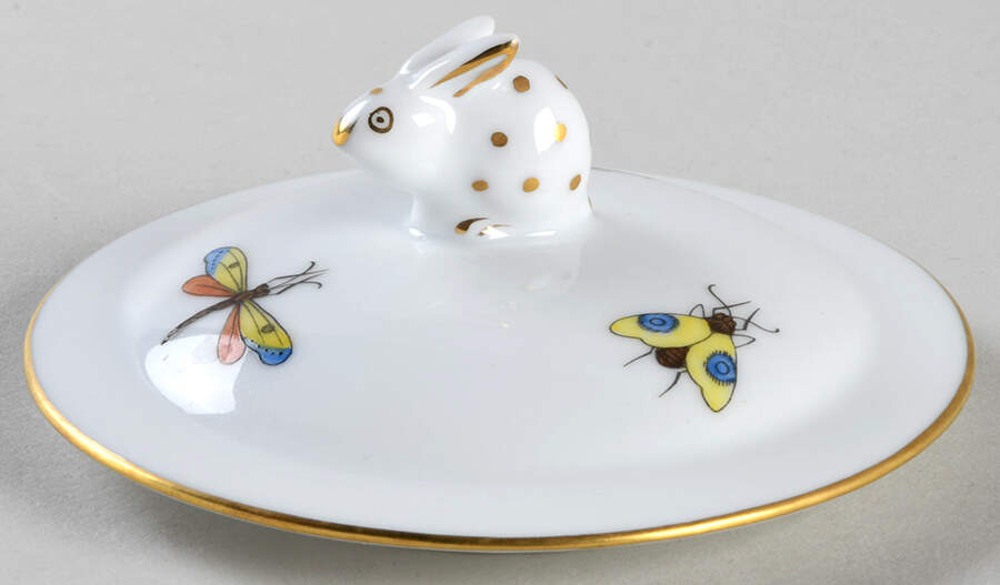 Rothschild Bird (RO) Lid for Individual Sugar Bowl by Herend-1