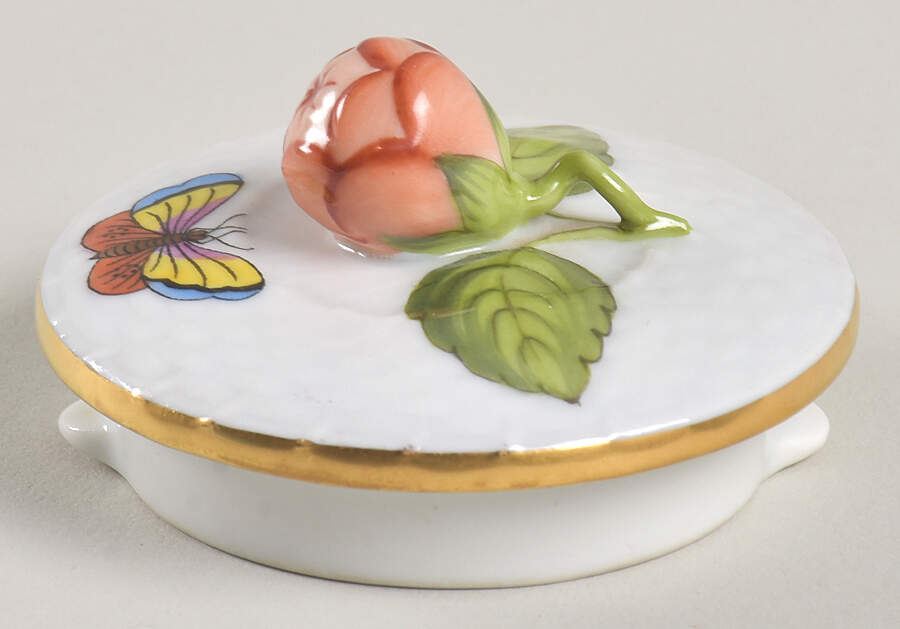 Rothschild Bird (RO) Lid for Teapot by Herend-1
