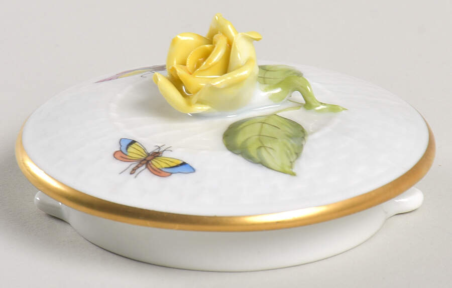 Rothschild Bird (RO) Lid for Teapot by Herend-1