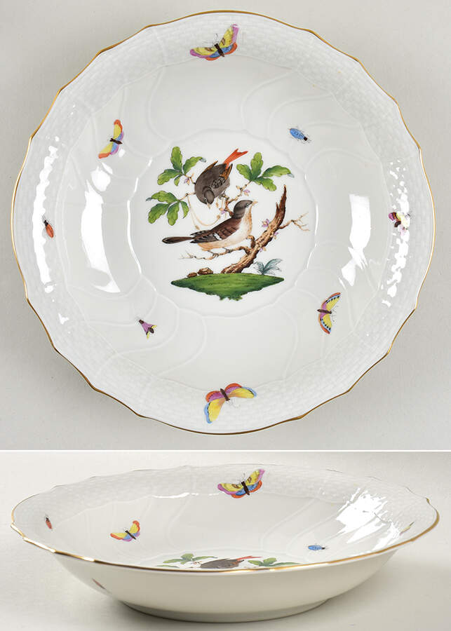 Rothschild Bird (RO) Coupe Soup Bowl by Herend-1