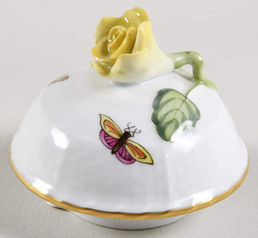Rothschild Bird (RO) Lid for Chocolate Pot by Herend-1