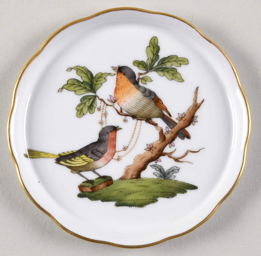 Rothschild Bird (RO) Coaster by Herend-1