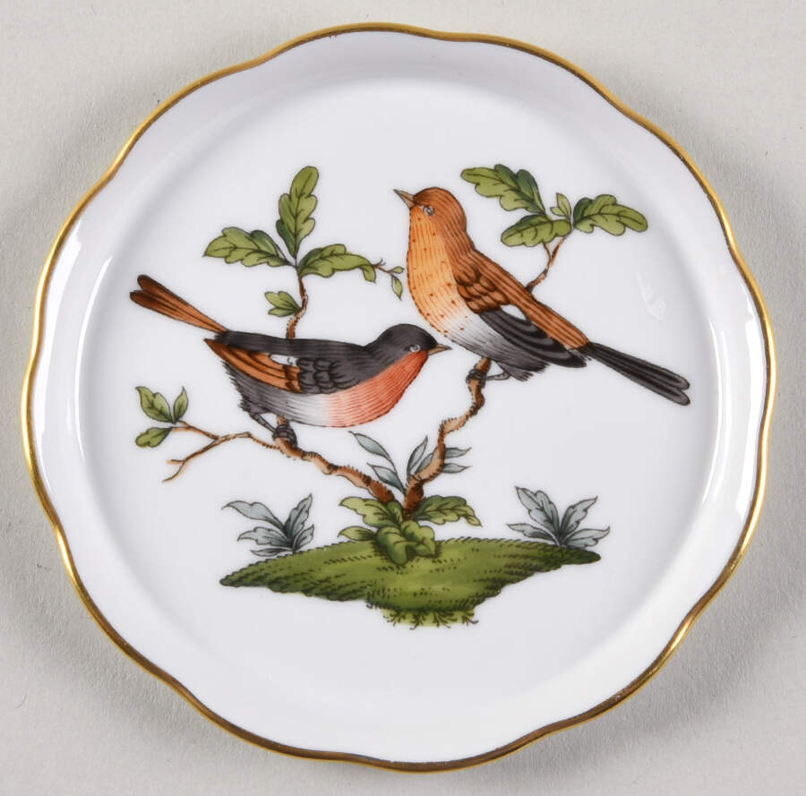 Rothschild Bird (RO) Coaster by Herend-1