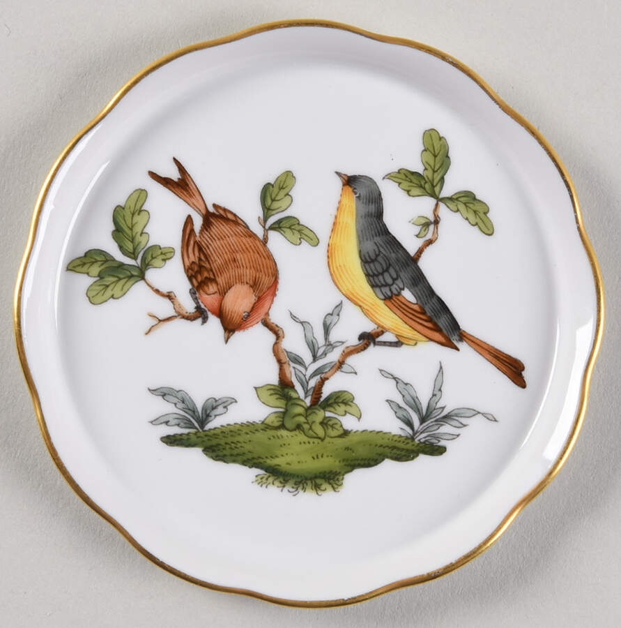 Rothschild Bird (RO) Coaster by Herend-1