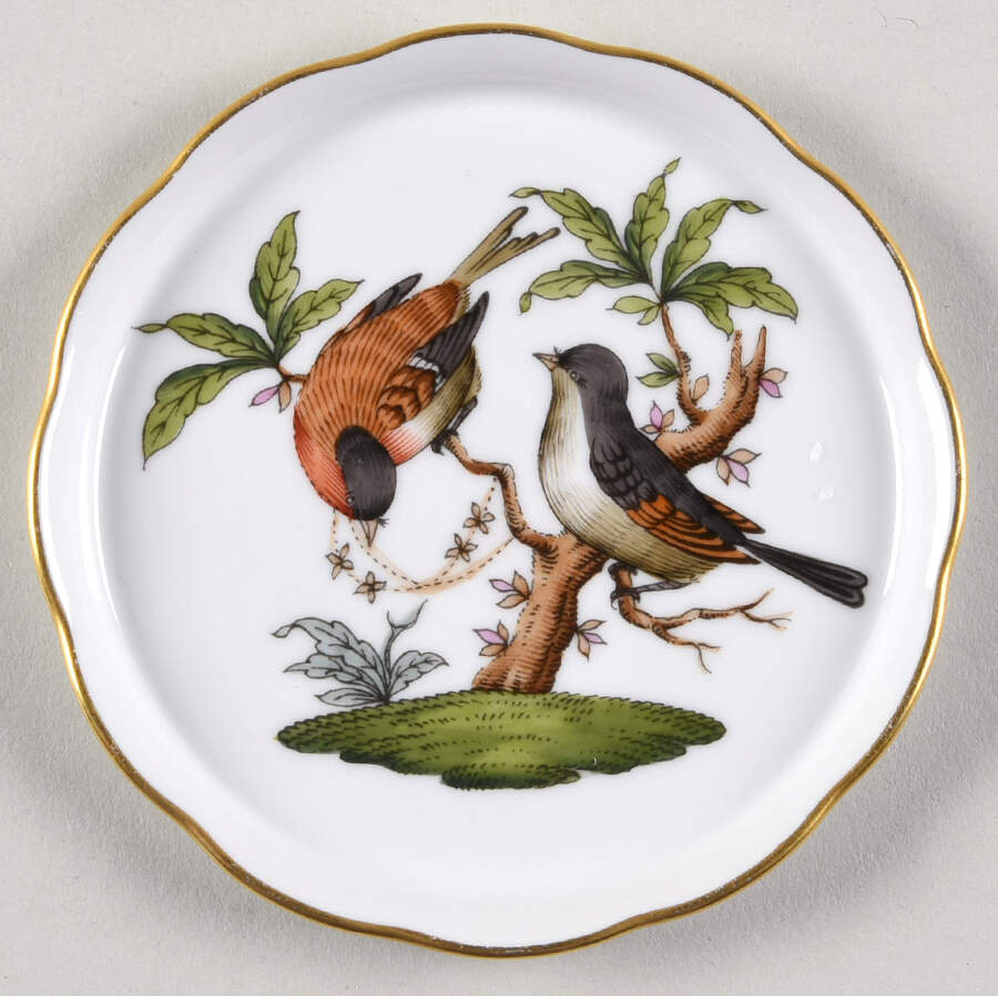 Rothschild Bird (RO) Coaster by Herend-1