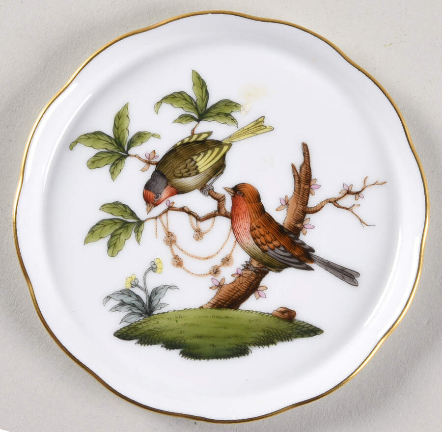 Rothschild Bird (RO) Coaster by Herend-1