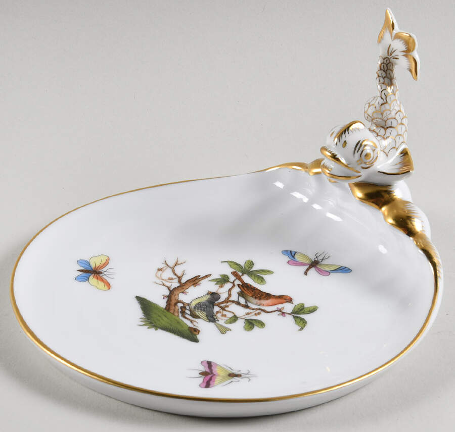 Rothschild Bird (RO) Soap Dish by Herend-1