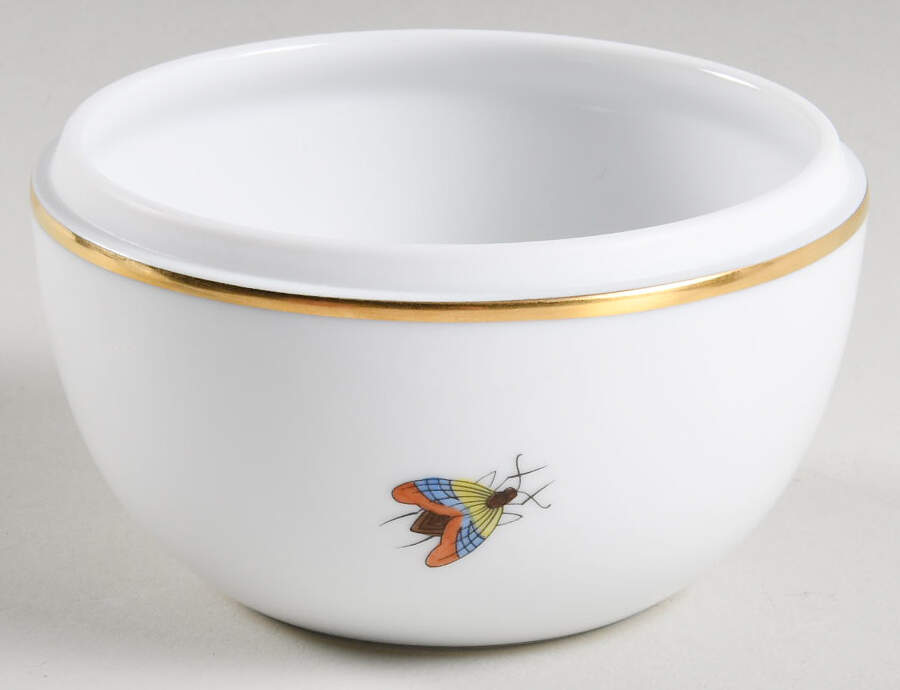 Rothschild Bird (RO) Egg Box No Lid by Herend-1