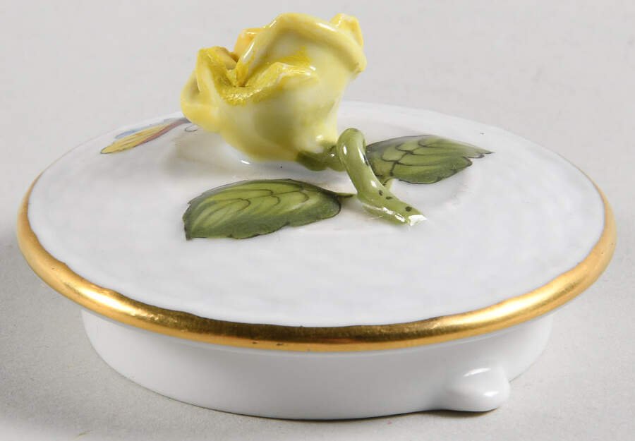Rothschild Bird (RO) Lid for Small Teapot by Herend-1