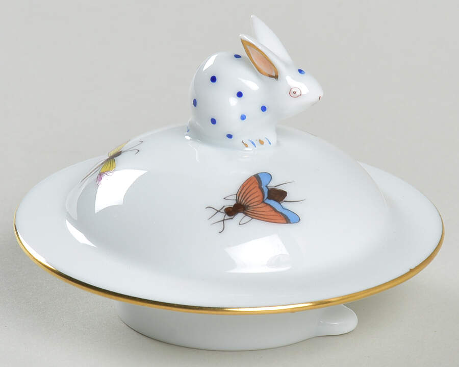 Rothschild Bird (RO) Lid for Individual Coffee Pot by Herend-1