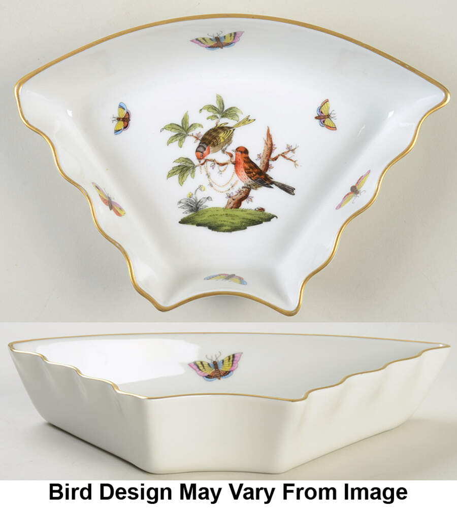 Rothschild Bird (RO) Individual Side Section for 7 Piece Hors d'Oeuvre by Herend-1