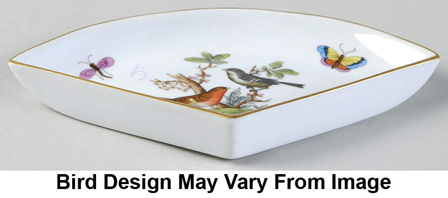 Rothschild Bird (RO) 4-Piece Hors d'Oeuvres Set, Indv Section Only by Herend-1