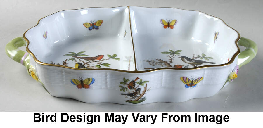 Rothschild Bird (RO) Hors d'Oeuvre-2 Section by Herend-1