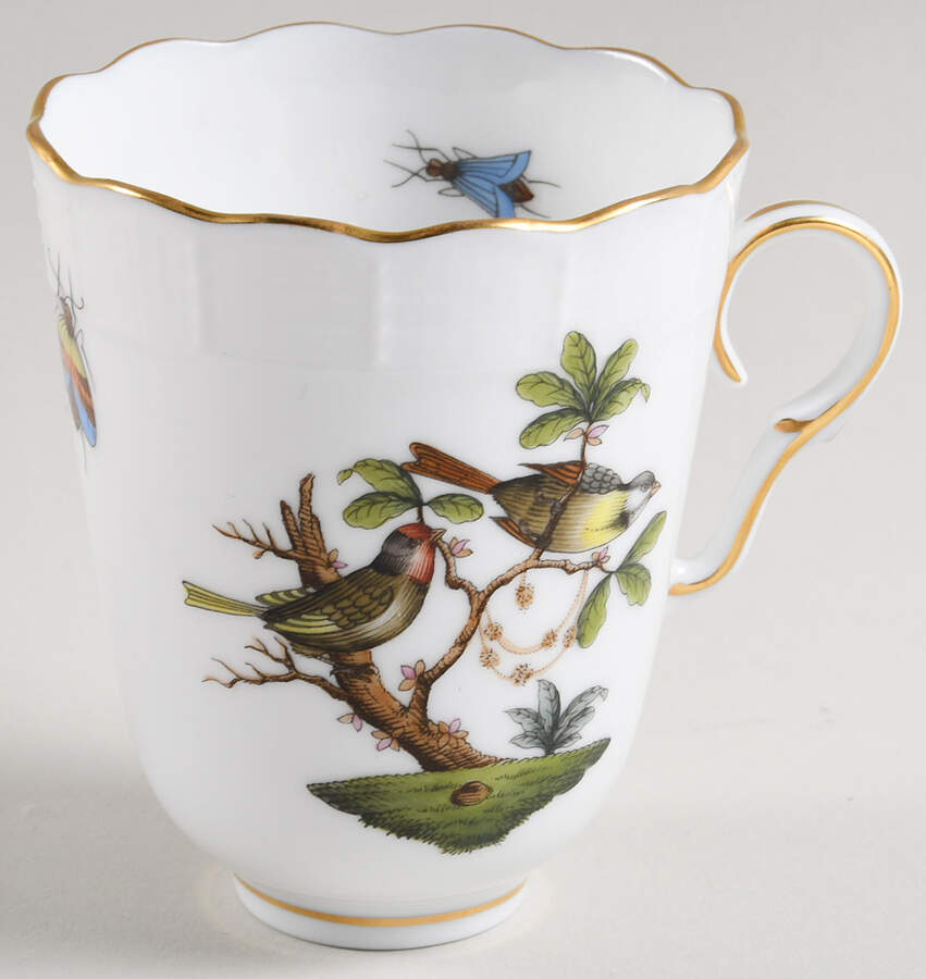 Rothschild Bird (RO) Trembleuse Cup by Herend-1