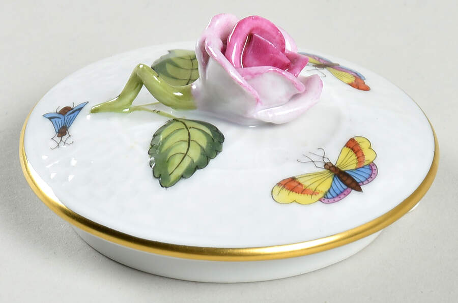 Rothschild Bird (RO) Lid for Teapot by Herend-1