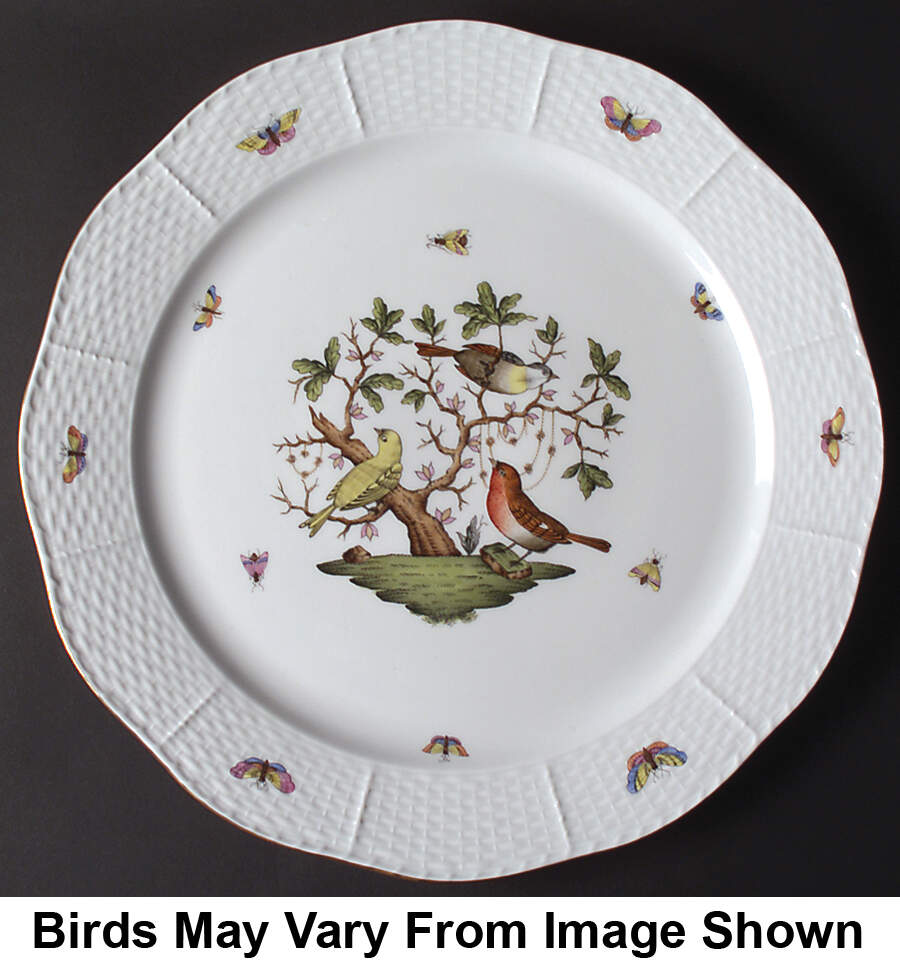 Rothschild Bird (RO) 13" Chop Plate (Round Platter) by Herend-1