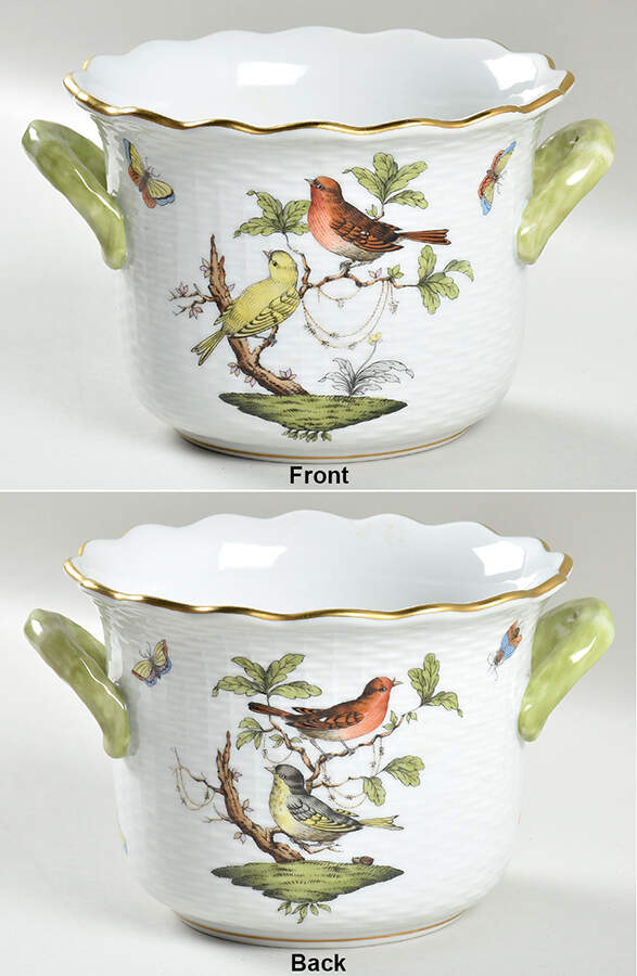 Rothschild Bird (RO) 4" Cachepot by Herend-1