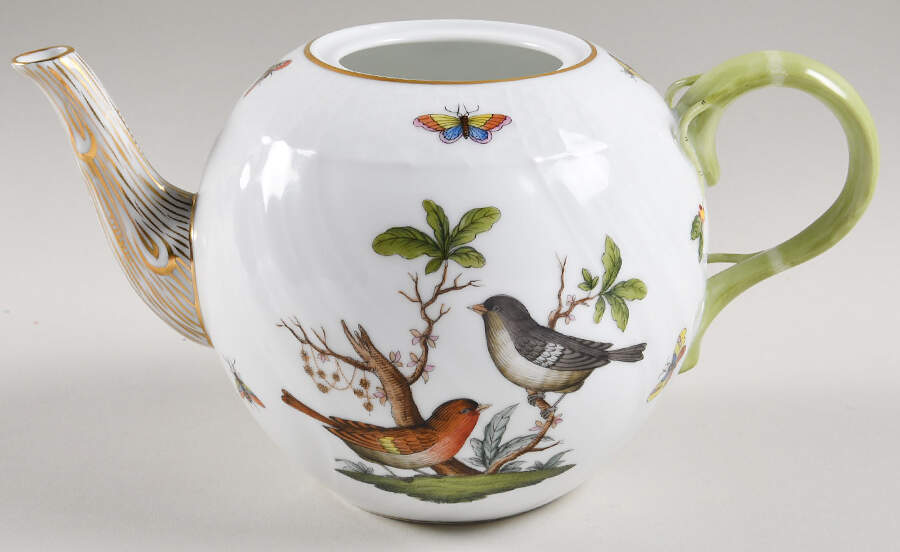 Rothschild Bird (RO) Teapot No Lid by Herend-1