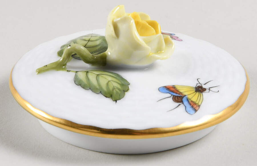 Rothschild Bird (RO) Lid for Teapot by Herend-1