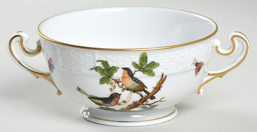 Rothschild Bird (RO) Cream Soup Bowl by Herend-1