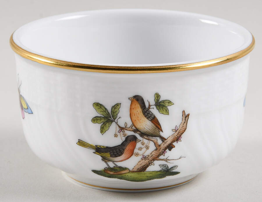 Rothschild Bird (RO) Sugar Bowl No Lid by Herend-1