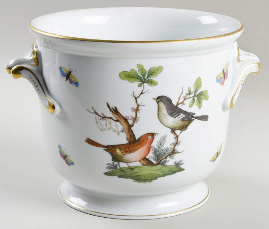Rothschild Bird (RO) 6" Cachepot by Herend-1